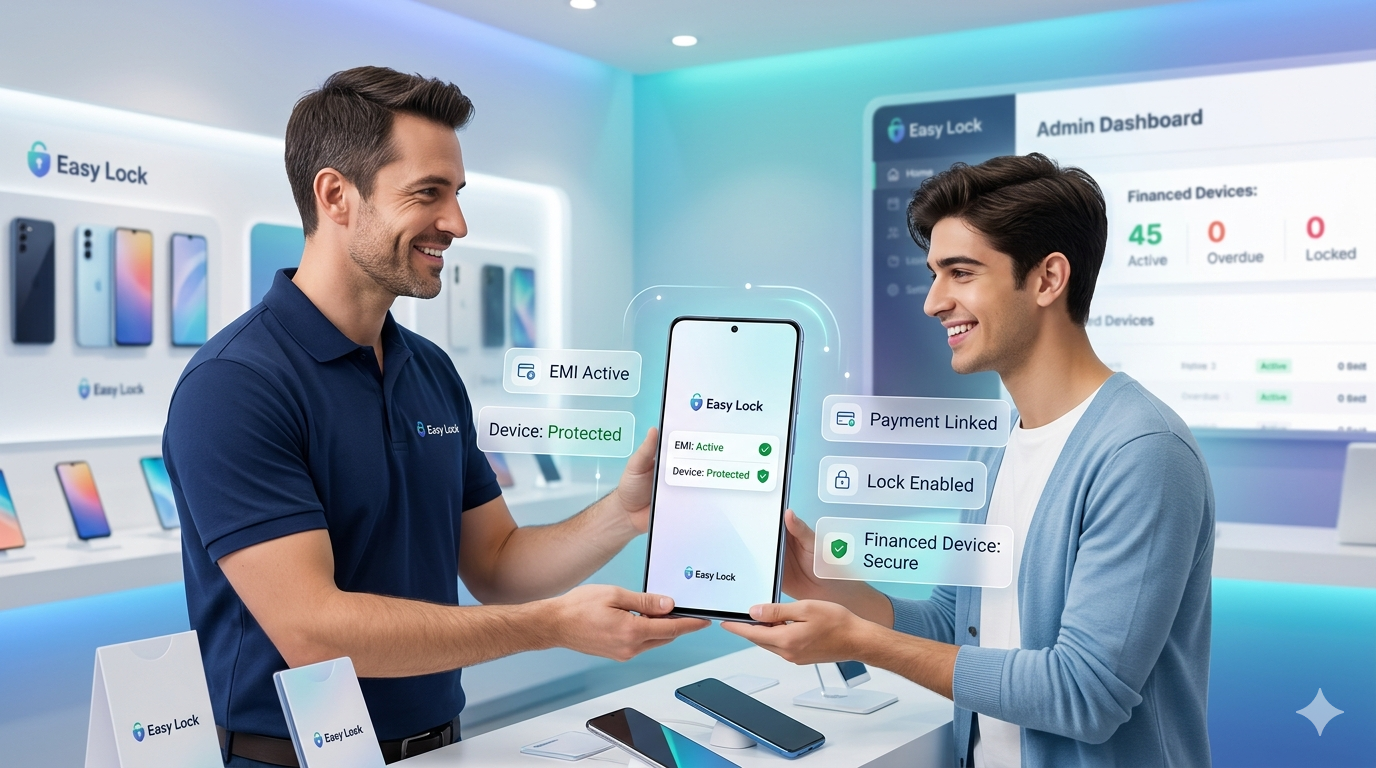 Mobile Retailers EMI Lock App