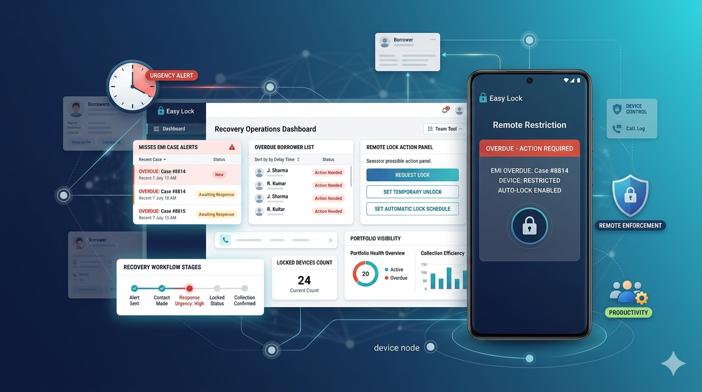 Remote Android Lock for Recovery Teams