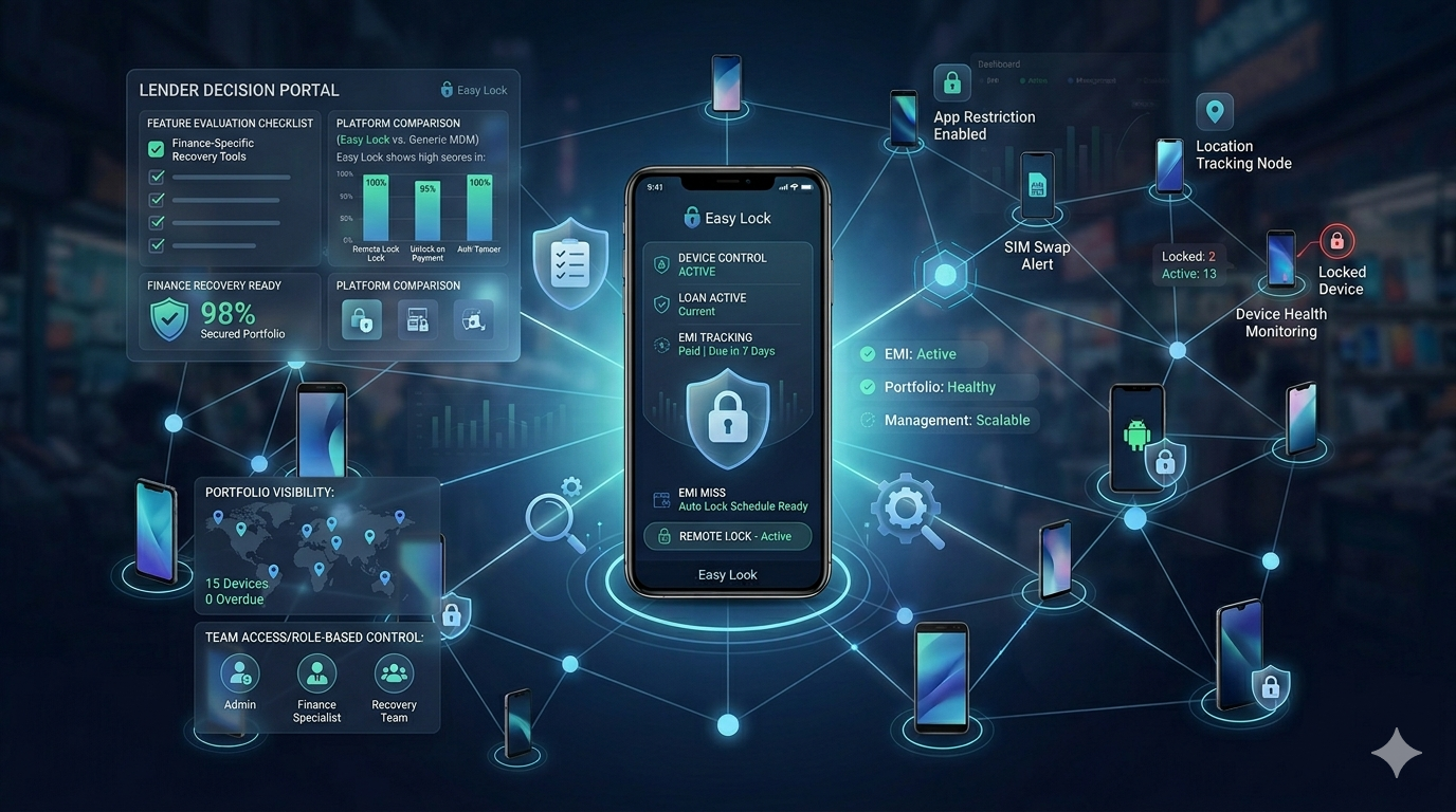 EMI Lock App Features